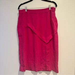 Willow 100% Silk Elegant Pink Skirt